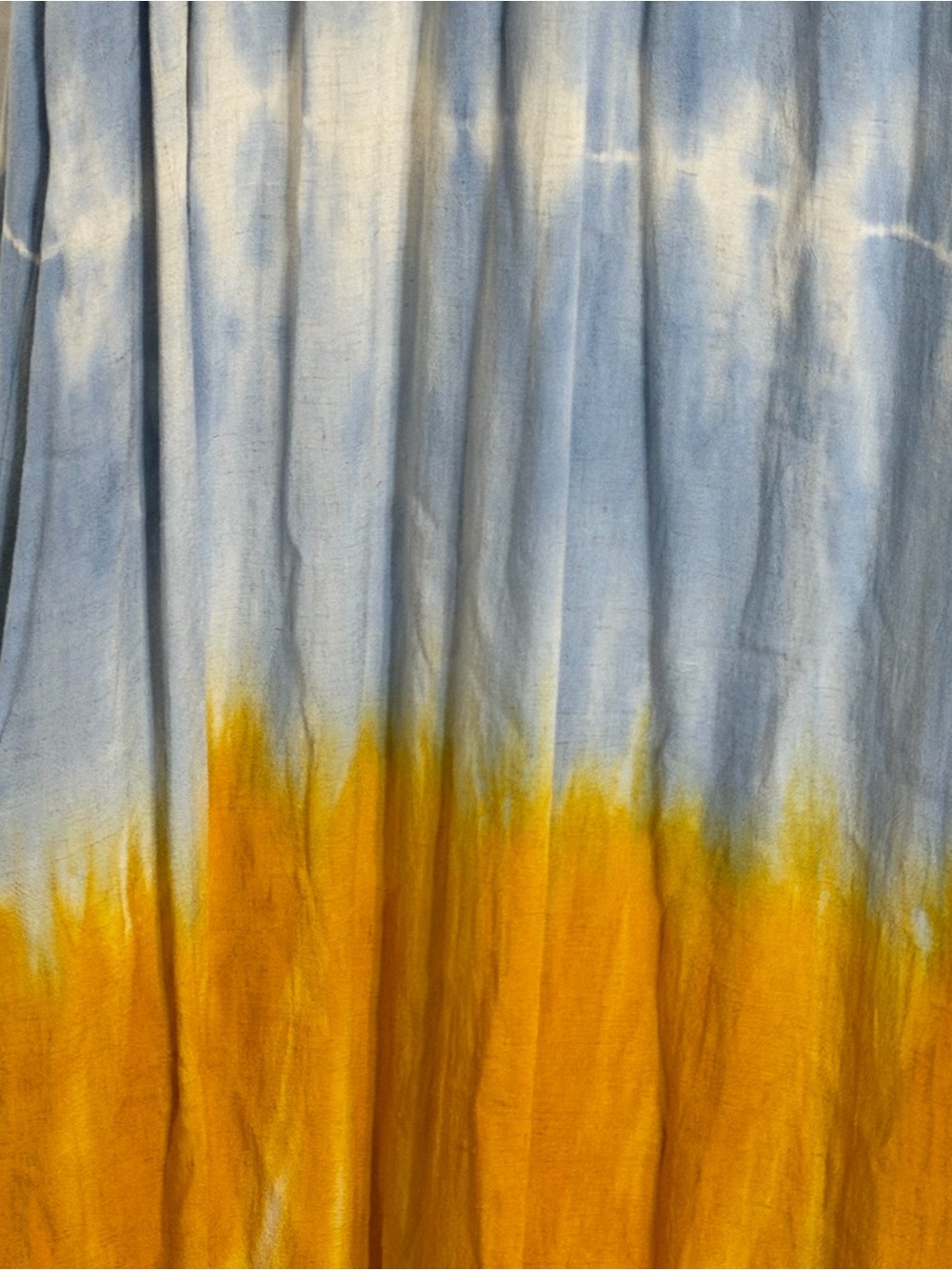 Knox Rose Yellow and Blue Tie-Dye Maxi Dress - Picture 3 of 7